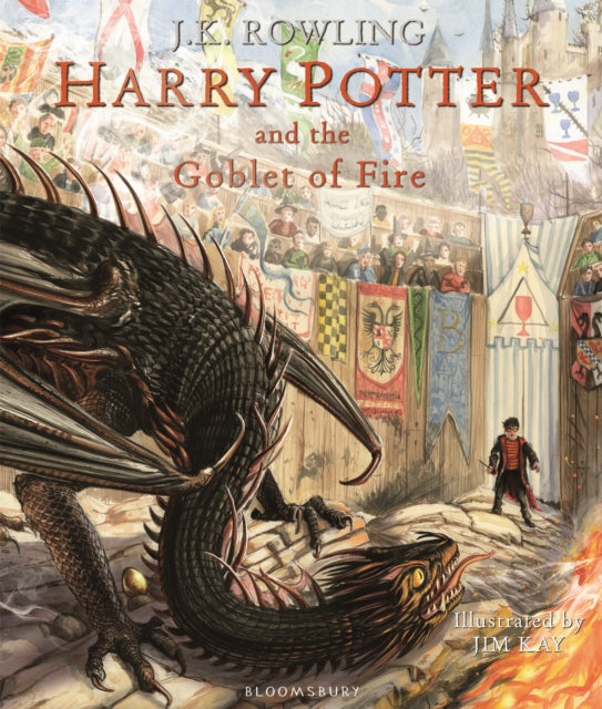 Harry Potter and the Goblet of Fire: Illustrated Edition by J.K. Rowling