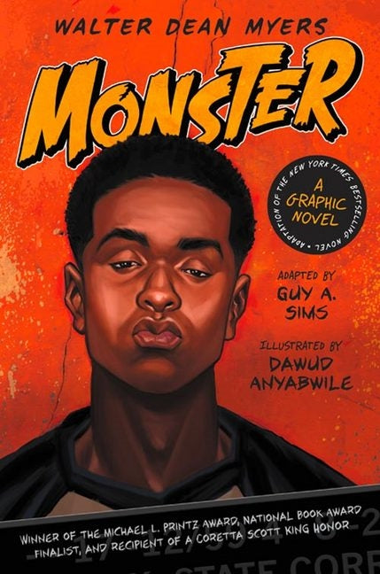 Monster: A Graphic Novel by Walter Dean Myers, Guy A. Sims